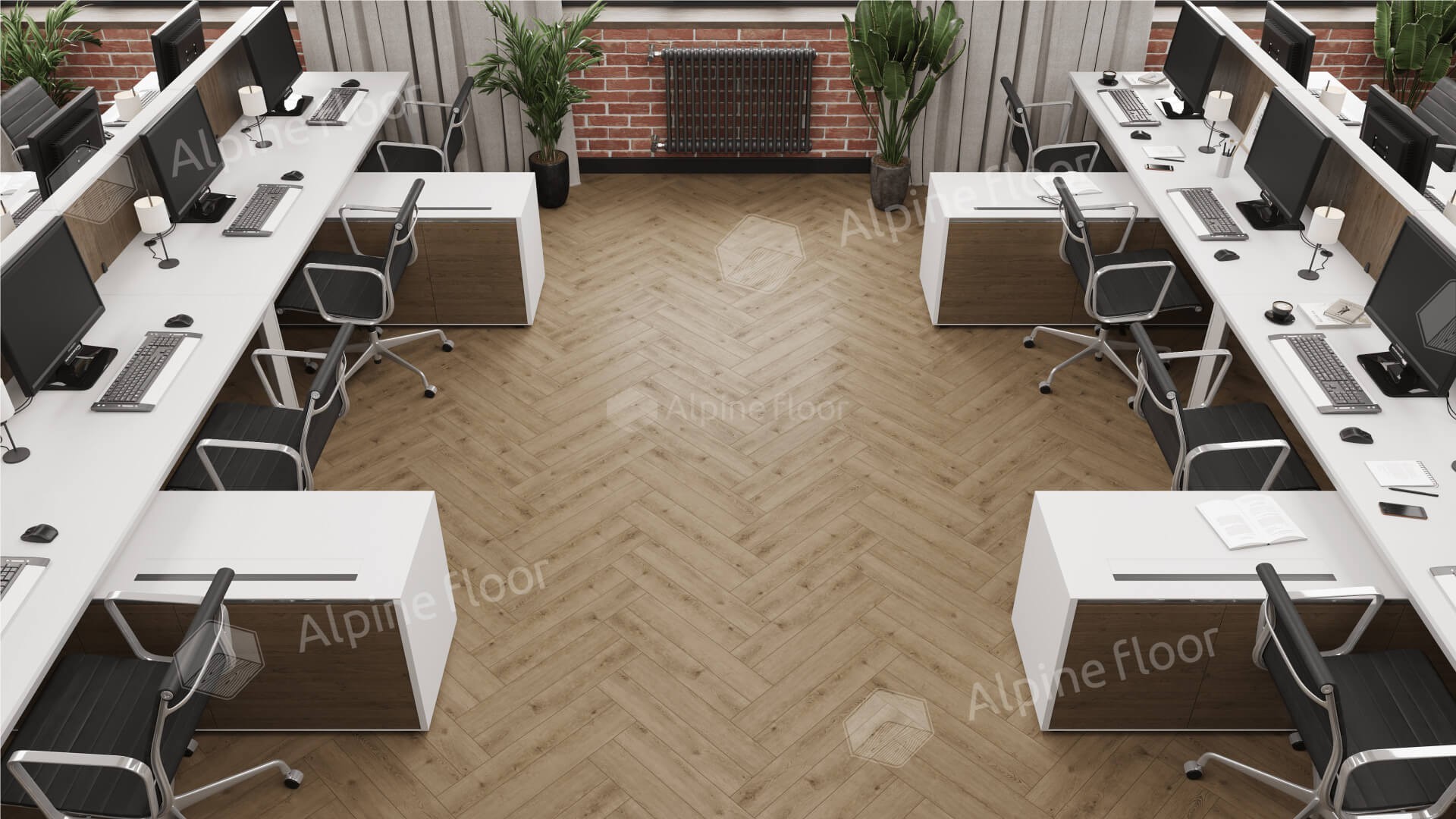 Ламинат Ламинат Alpine Floor Herringbone 8 Pro Дуб Прованс LF102-7