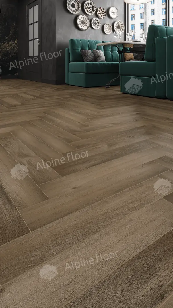 Ламинат Ламинат Alpine Floor Herringbone 8 Pro Дуб Анжу LF102-11