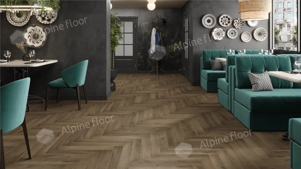 Ламинат Ламинат Alpine Floor Herringbone 8 Pro Дуб Анжу LF102-11