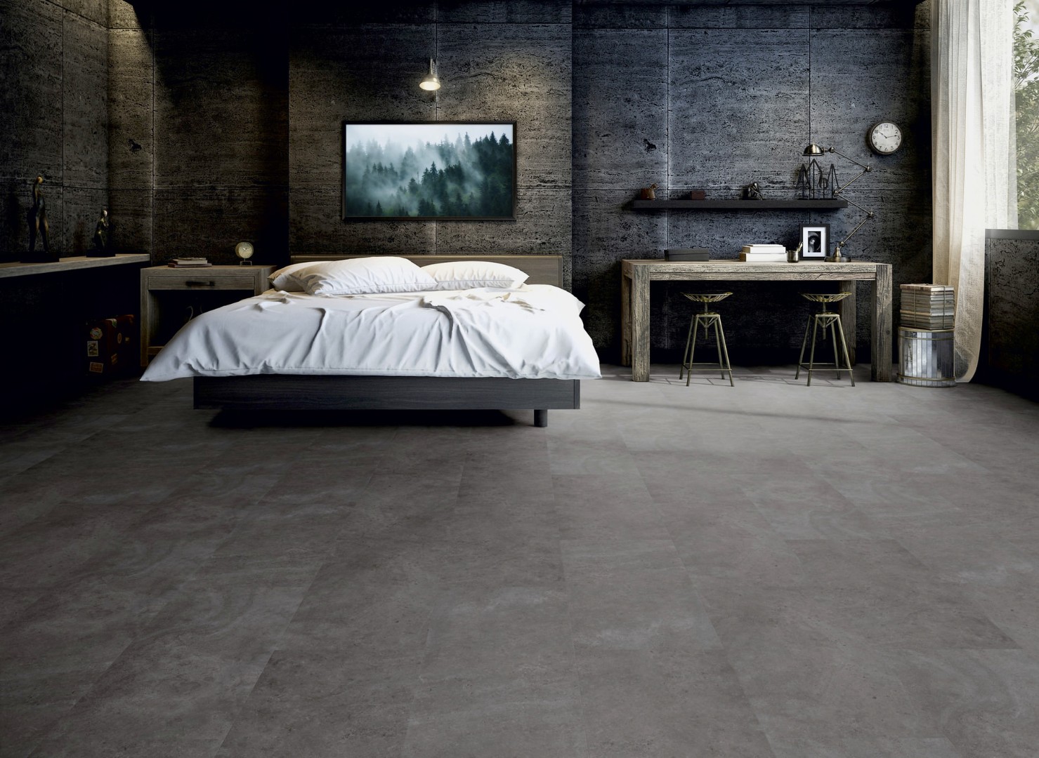 Виниловые полы Виниловый пол Friends by Ter Hurne Dryback Камень Oskar