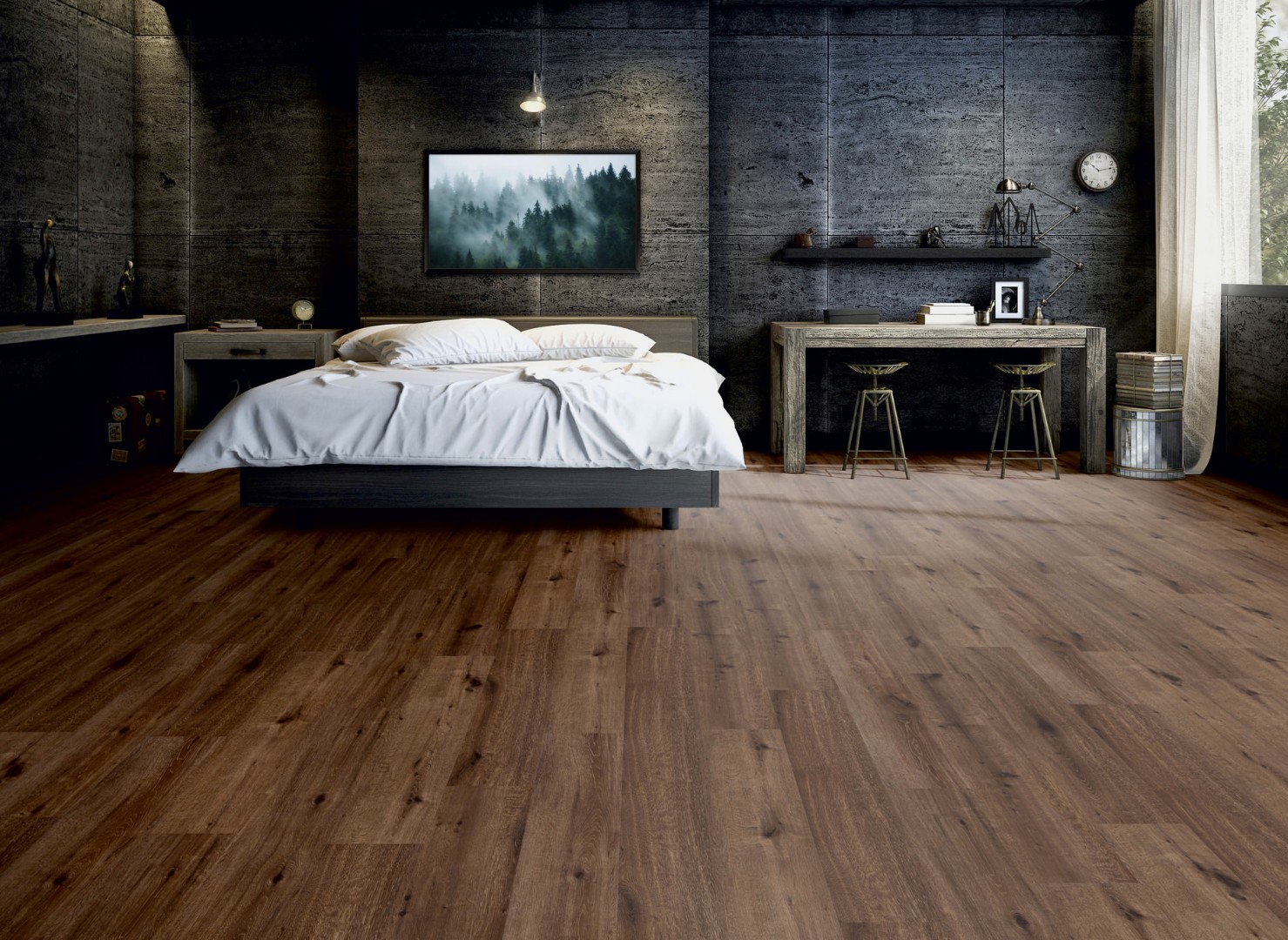 Виниловые полы Виниловый пол Friends by Ter Hurne HDF-Trager Дуб Anna